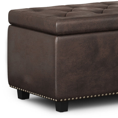 Hamilton - Upholstered Storage Ottoman - view 45