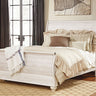 Willowton - Sleigh Bed Light Brown by Signature Design by Ashley® | Bel Furniture