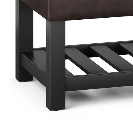 Cosmopolitan - Storage Ottoman Bench With Open Bottom - view 47