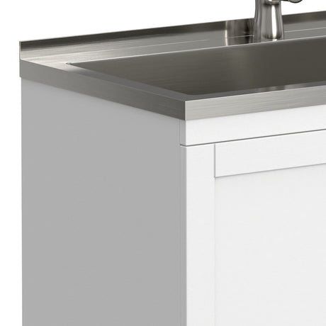 Reed - Deluxe Laundry Cabinet With Pull-Out Faucet And Stainless Steel Sink - view 28