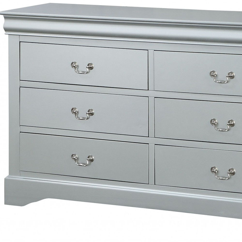 Solid Wood Double Dresser - White