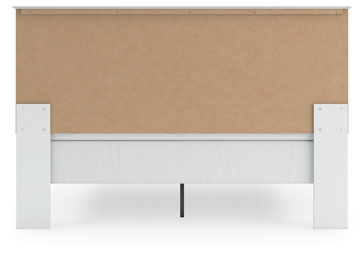 Bostwick Shoals - King Panel Bed With Framed Footboard - White