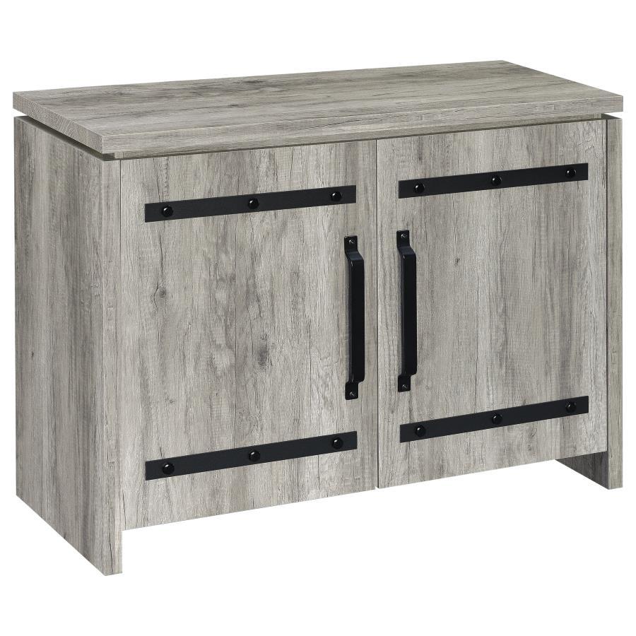 Enoch - 2 Door Engineered Wood Accent Cabinet - Gray Driftwood by CoasterEveryday | Bel Furniture