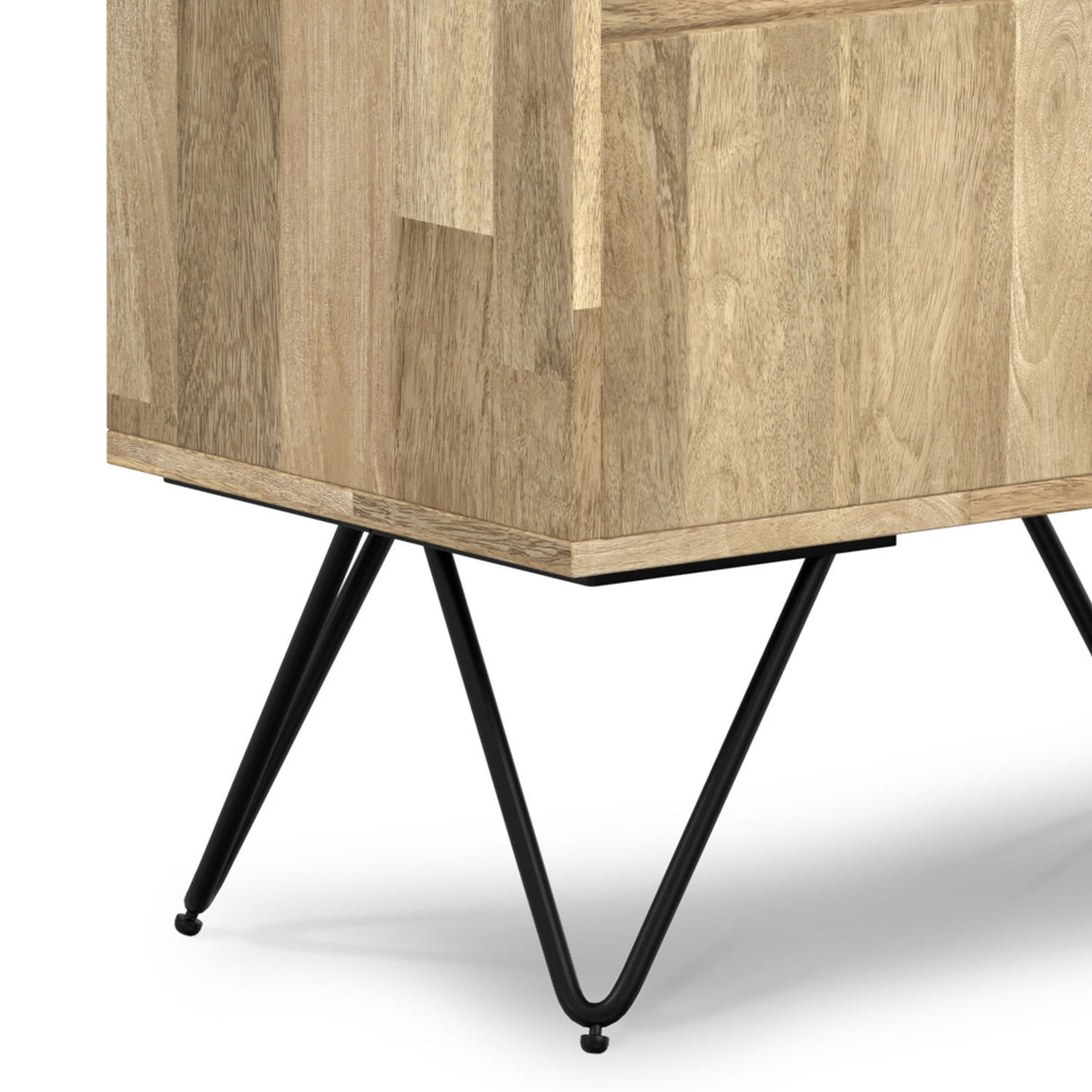 Hunter - Tall Bookcase - Natural by Simpli-Home | Bel Furniture