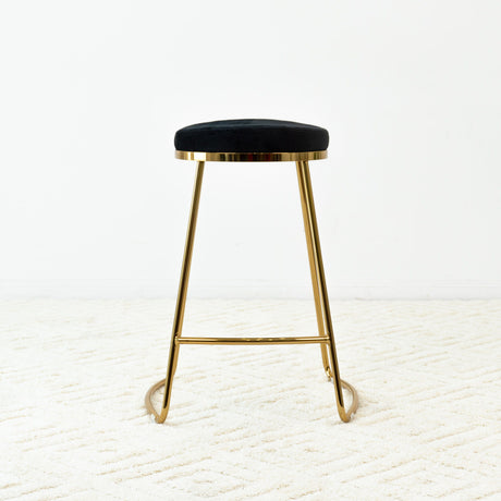Jane - 26" Mid-Century Modern Luxury Upholstered Stool - view 8
