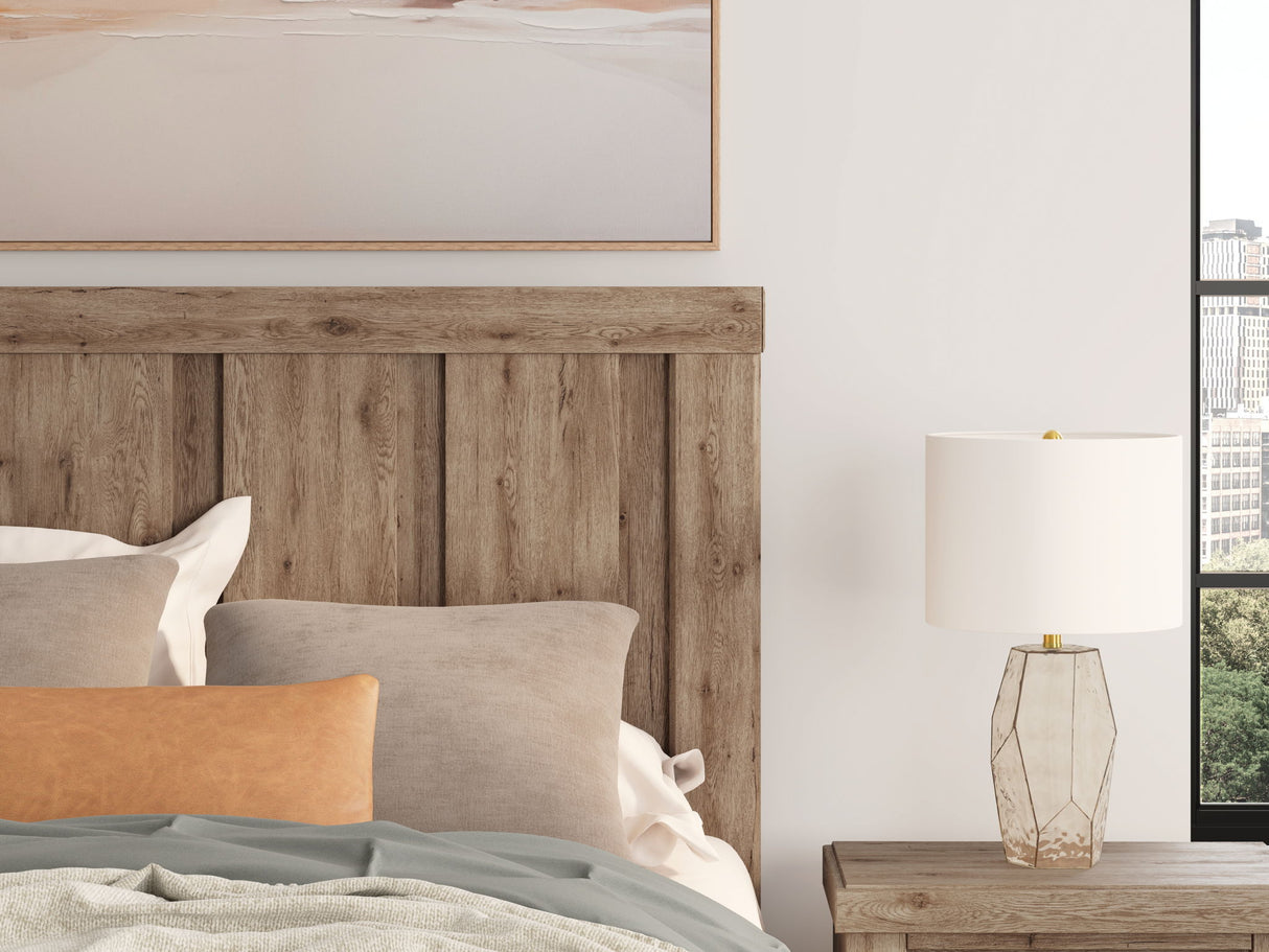 Oliandon - Panel Storage Bed