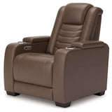 High Impact - Tobacco - Power Recliner / Adj Headrest by Signature Design by Ashley® | Bel Furniture