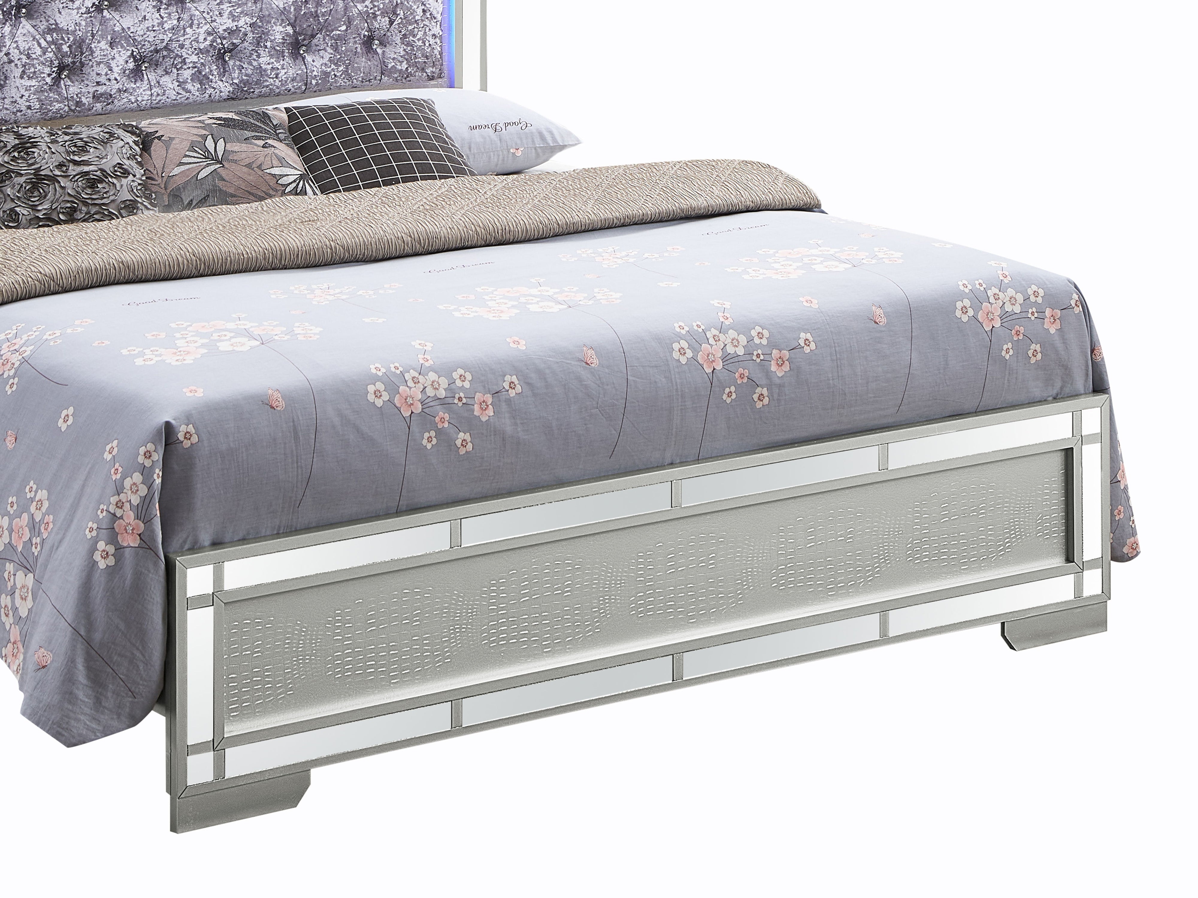 Madison - Upholstered Bed With LED