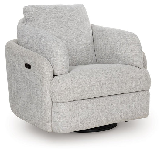 Alainmont Next-Gen Nuvella - Swivel Power Recliner Gray by Signature Design by Ashley® | Bel Furniture