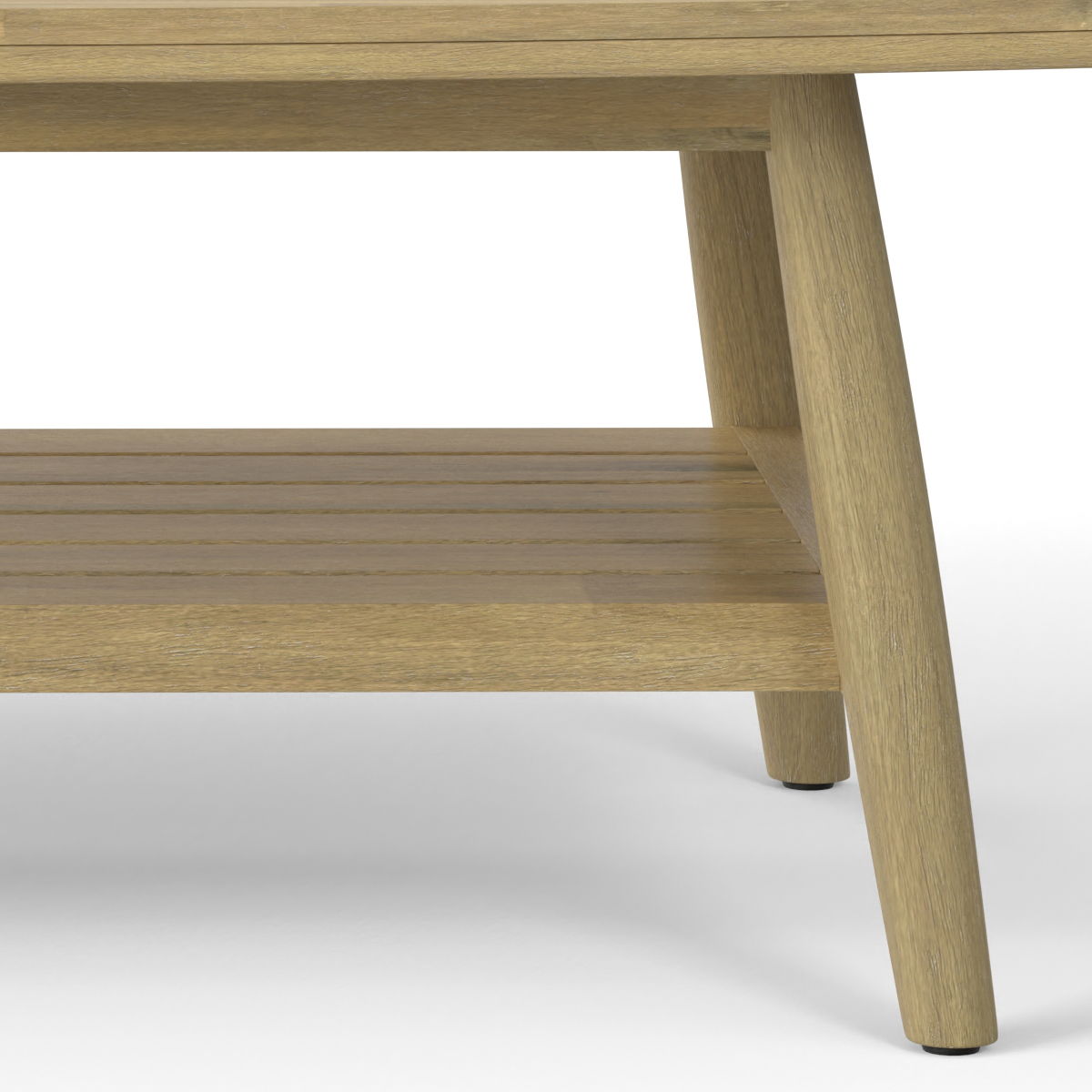 Bayshore - Outdoor Coffee Table - Light Teak by Simpli-Home | Bel Furniture