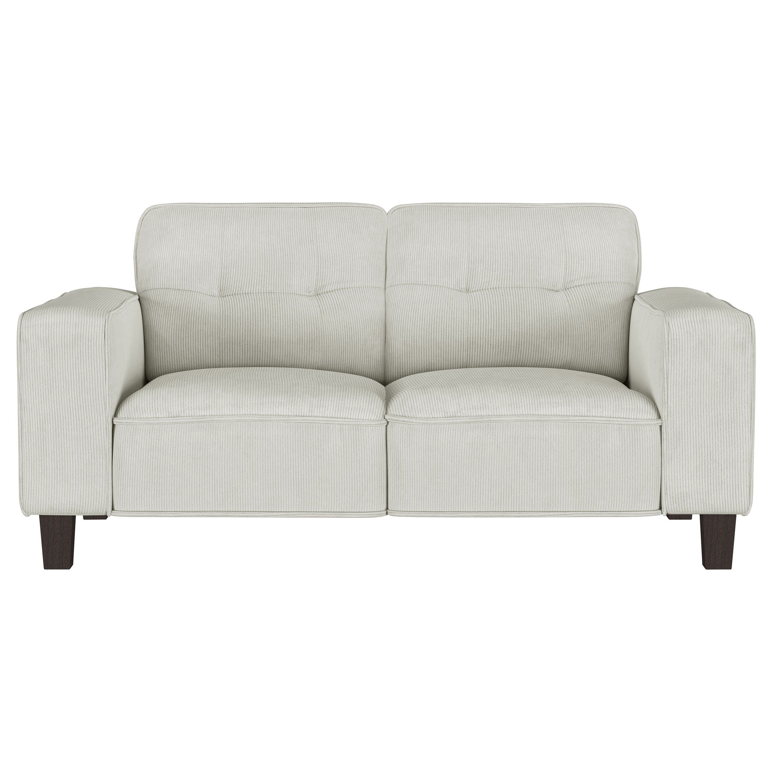 Deerhurst - Upholstered Tufted Track Arm Sofa Set