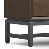 Banting - Low TV Stand - Walnut Brown by Simpli-Home | Bel Furniture