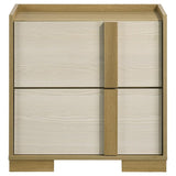 Hyland - 2-Drawer Nightstand Bedside Table - Natural by Coaster Fine Furniture | Bel Furniture