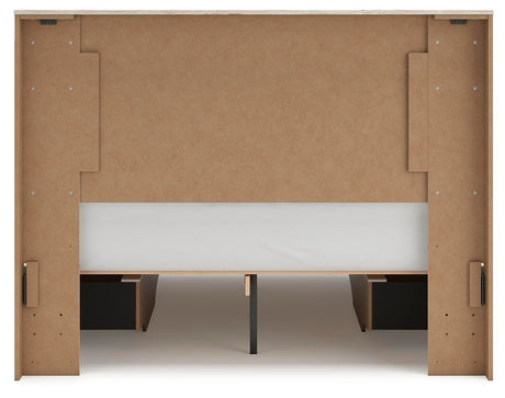 Lawroy - Panel Bed With Storage - view 100