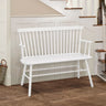 Jerimiah - Spindleback Bench White by Crown Mark | Bel Furniture