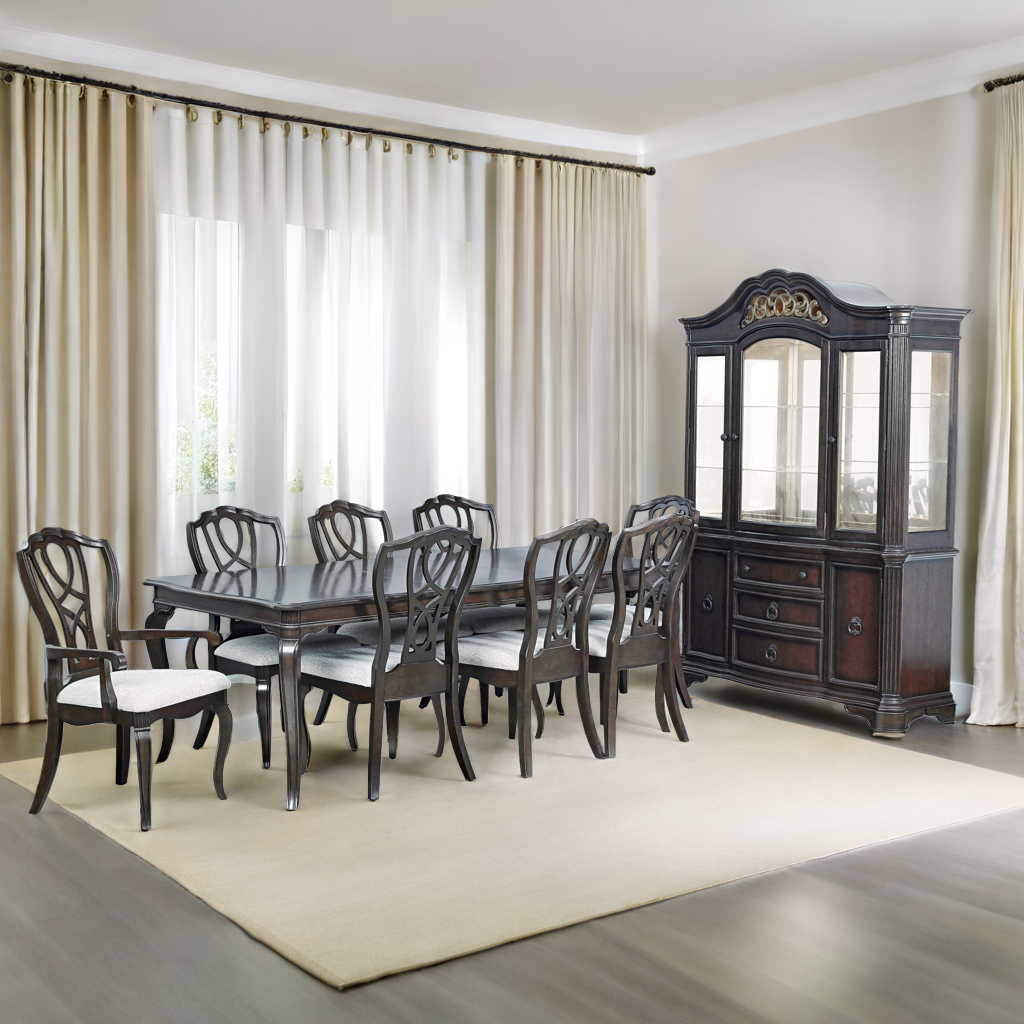 9 PIECE DINING ROOM SET by Mollai Collections | Bel Furniture