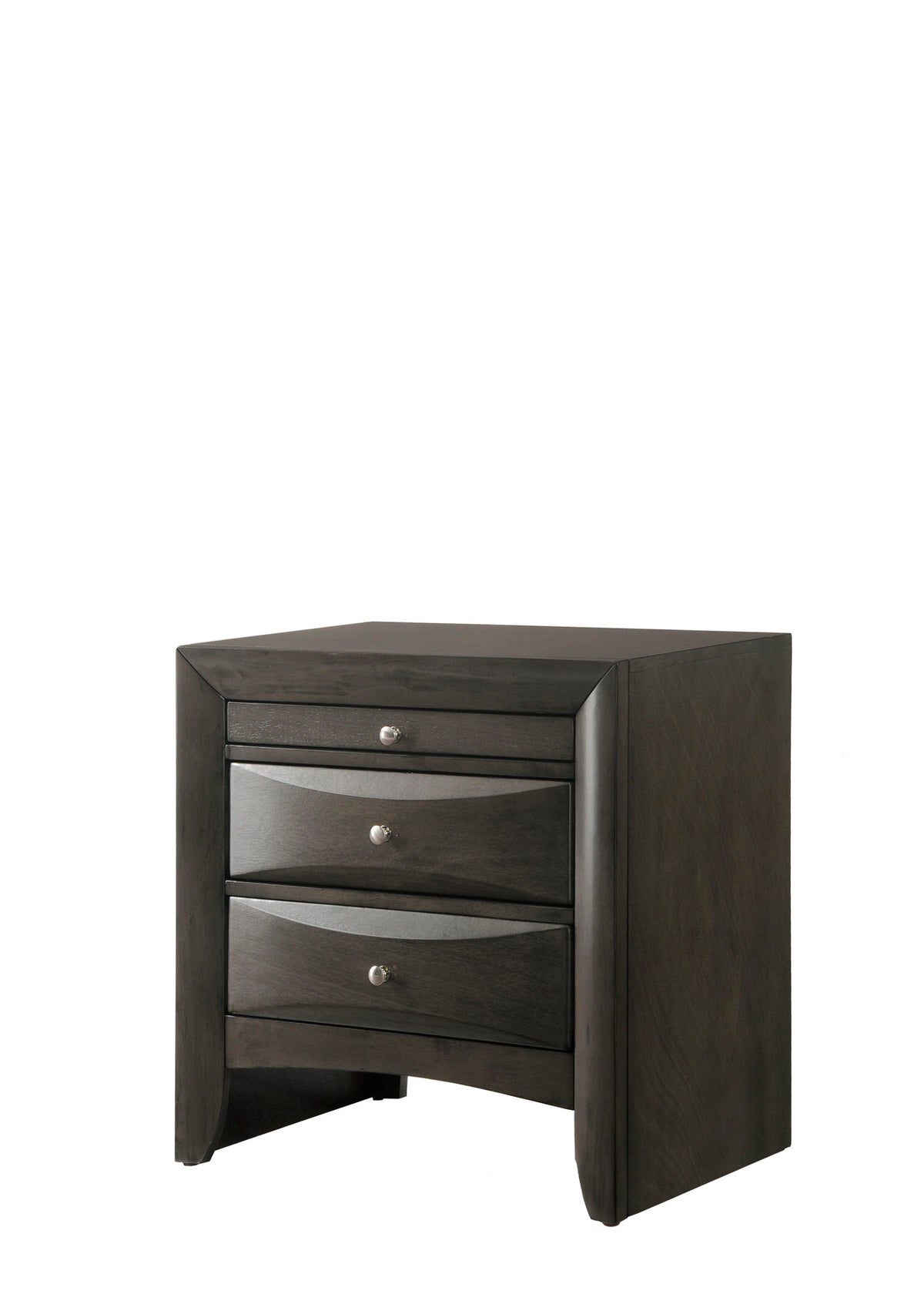 Emily - Nightstand Gray by Crown Mark | Bel Furniture