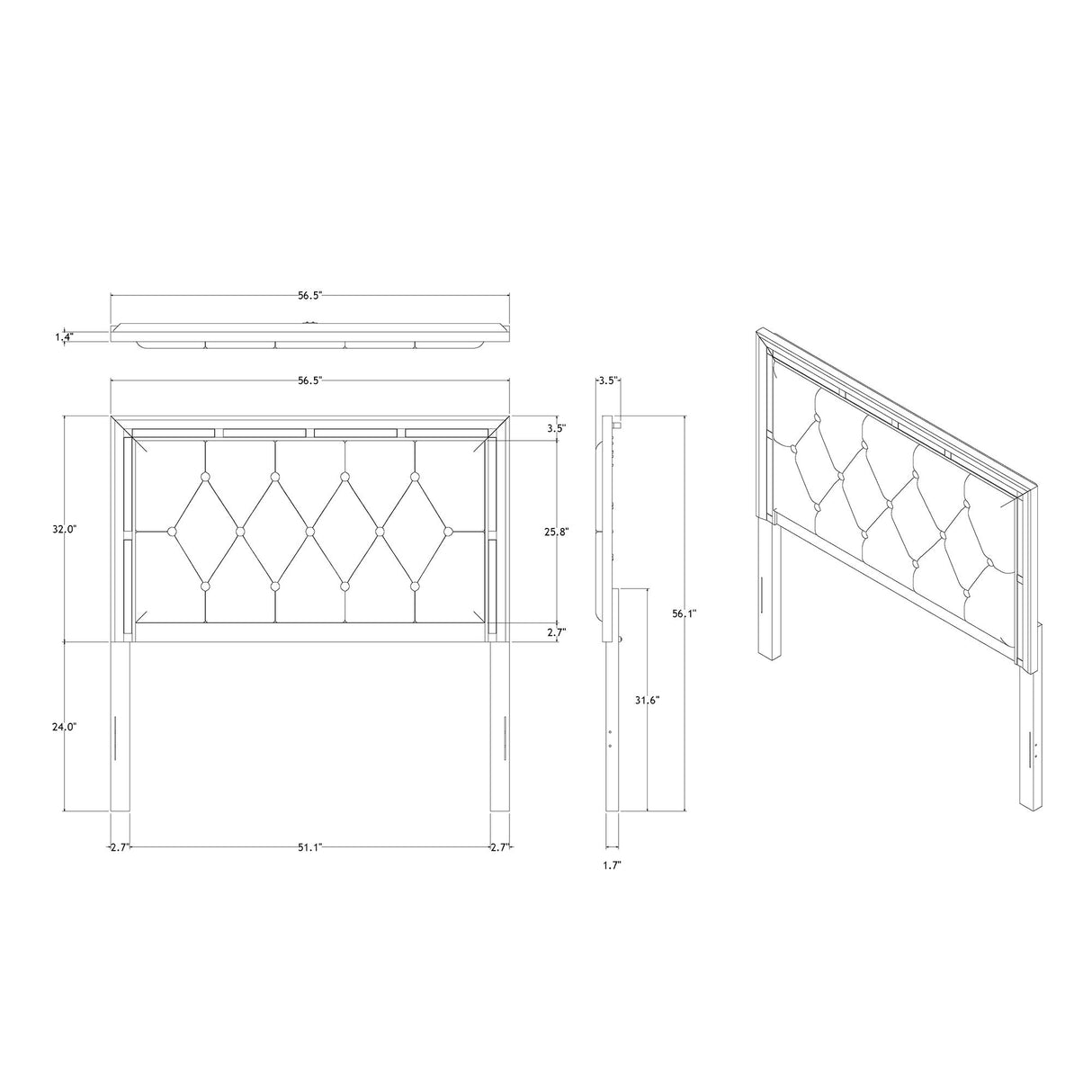 Chloe - Full Bed - Gemstone Silver