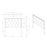 Chloe - Full Bed - Gemstone Silver