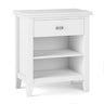 Artisan - Handcrafted Bedside Table White by Simpli-Home | Bel Furniture