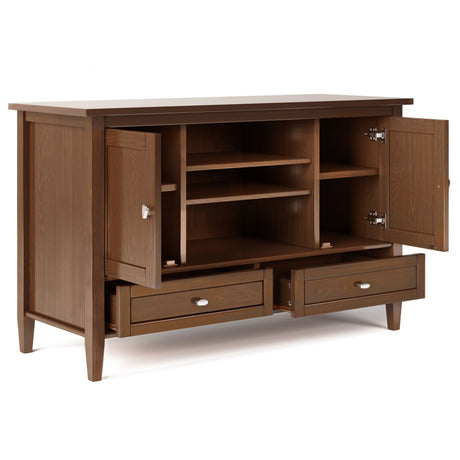 Warm Shaker - Transitional Style TV Media Stand - view 16