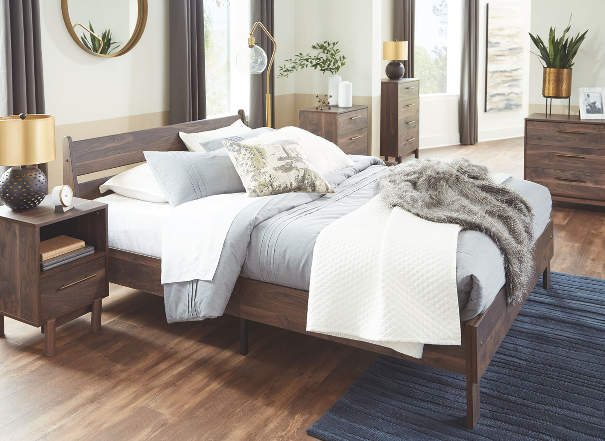 Calverson - Panel Platform Bed by Signature Design by Ashley® | Bel Furniture