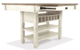 Bolanburg - Rectangular Dining Room Counter Table - Beige