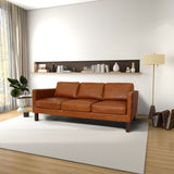 Memphis - Waxy Sofa - Cognac by Ashcroft Furniture | Bel Furniture