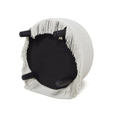 Yolanda - Round Upholstered Accent Ottoman by Jennifer Taylor Home | Bel Furniture