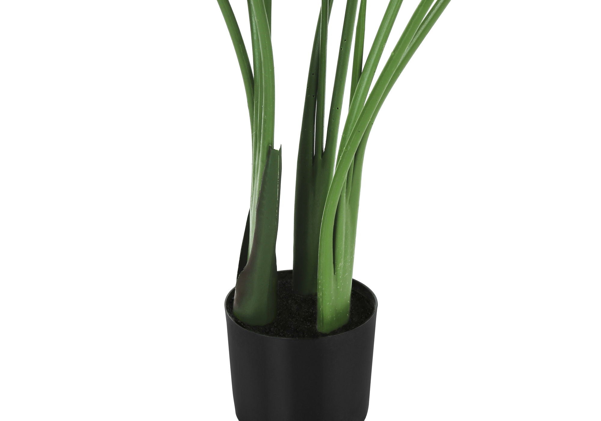 44" Tall, Artificial Plant, Bird Of Paradise Tree, Indoor, Faux, Fake, Floor, Greenery, Potted, Decorative - Green / Black