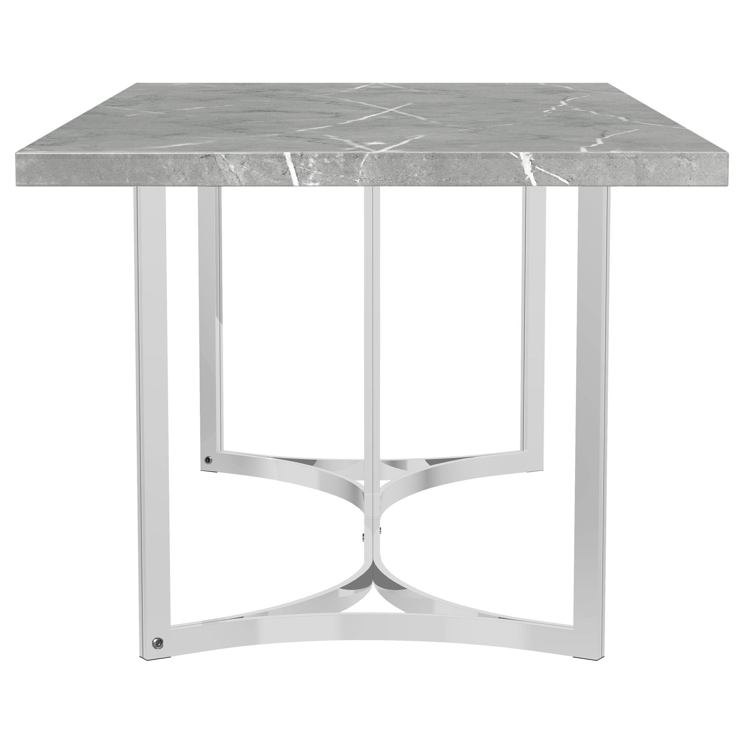 Sterling - Rectangular Dining Table - Gray