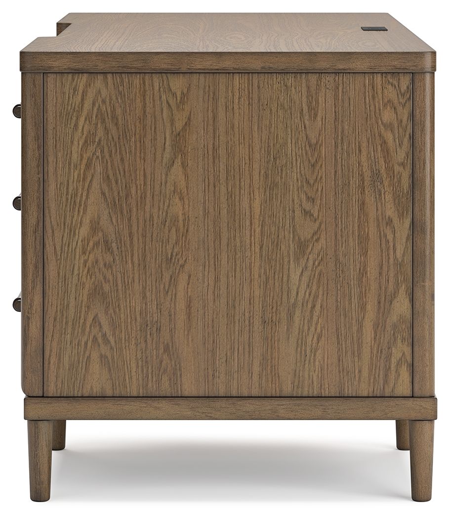 Roanhowe - Brown - Home Office Desk by Signature Design by Ashley® | Bel Furniture