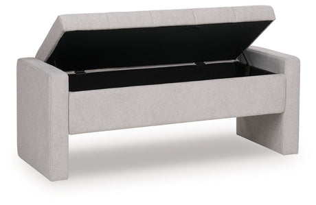 Akselman - Storage Bench - Gray - view 7