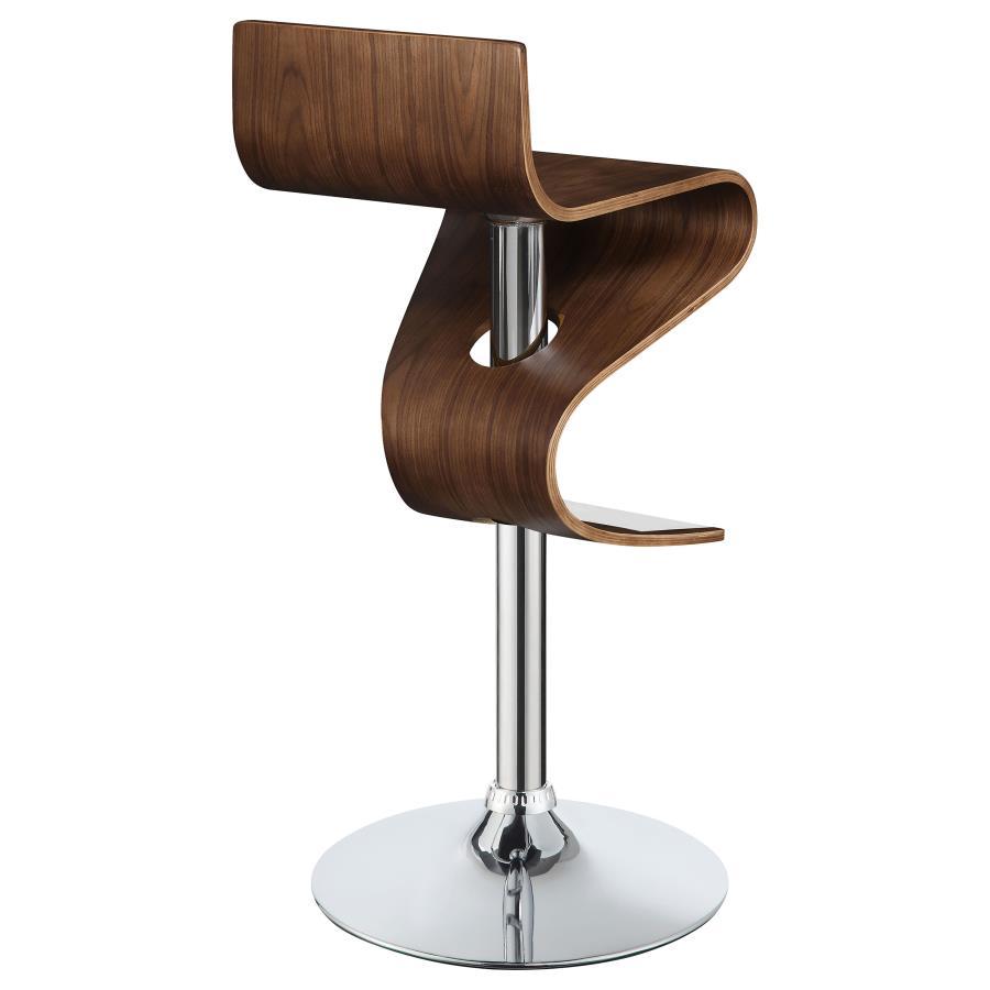 Covina - Adjustable Bar Stool - Walnut