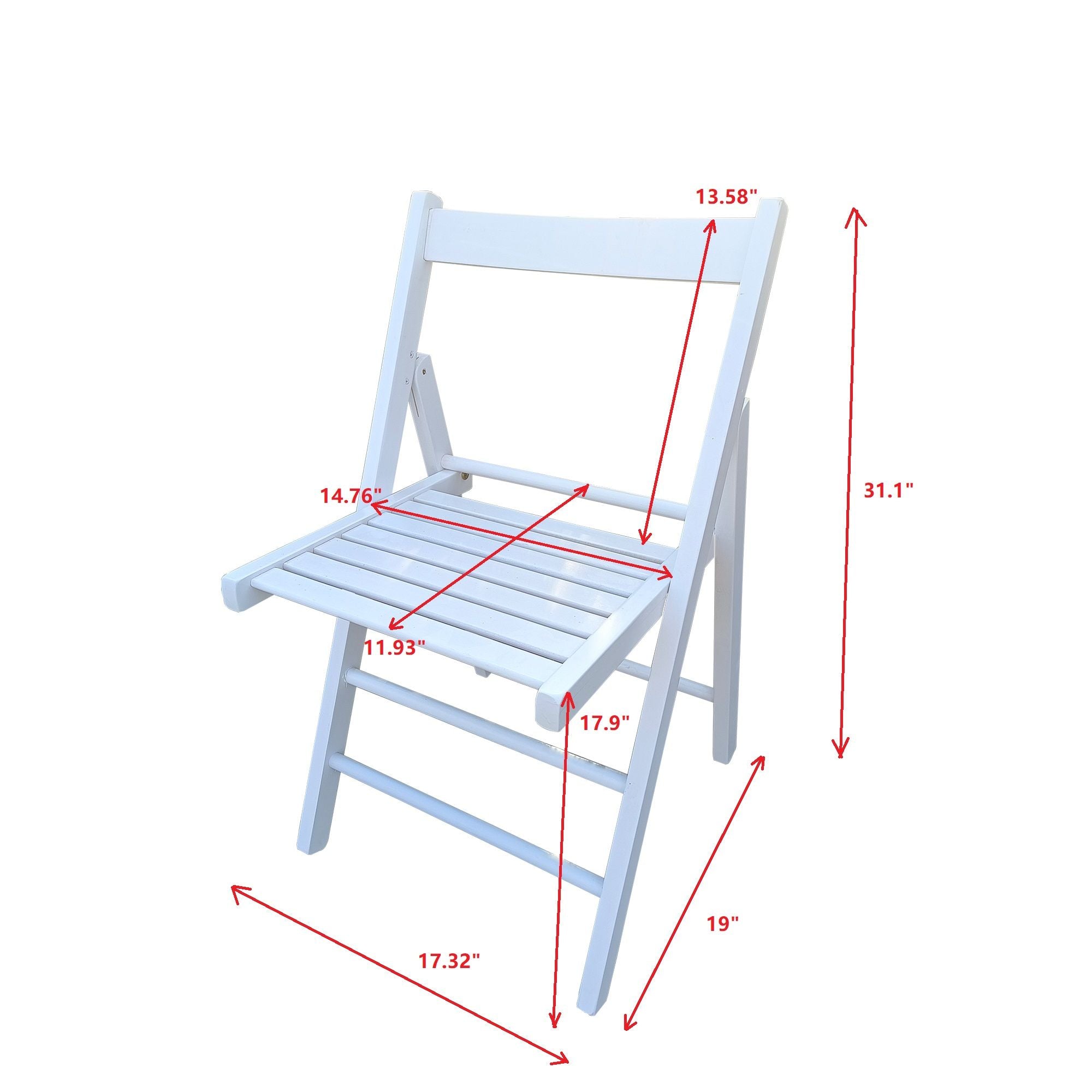 Folding Chair, Foldable Style (Set of 2)