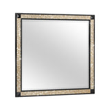 Lively - Mirror With Glitter Detail - Black