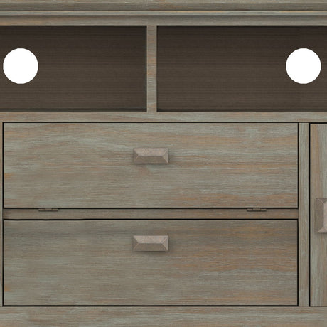 Artisan - TV Media Stand by Simpli-Home | Bel Furniture