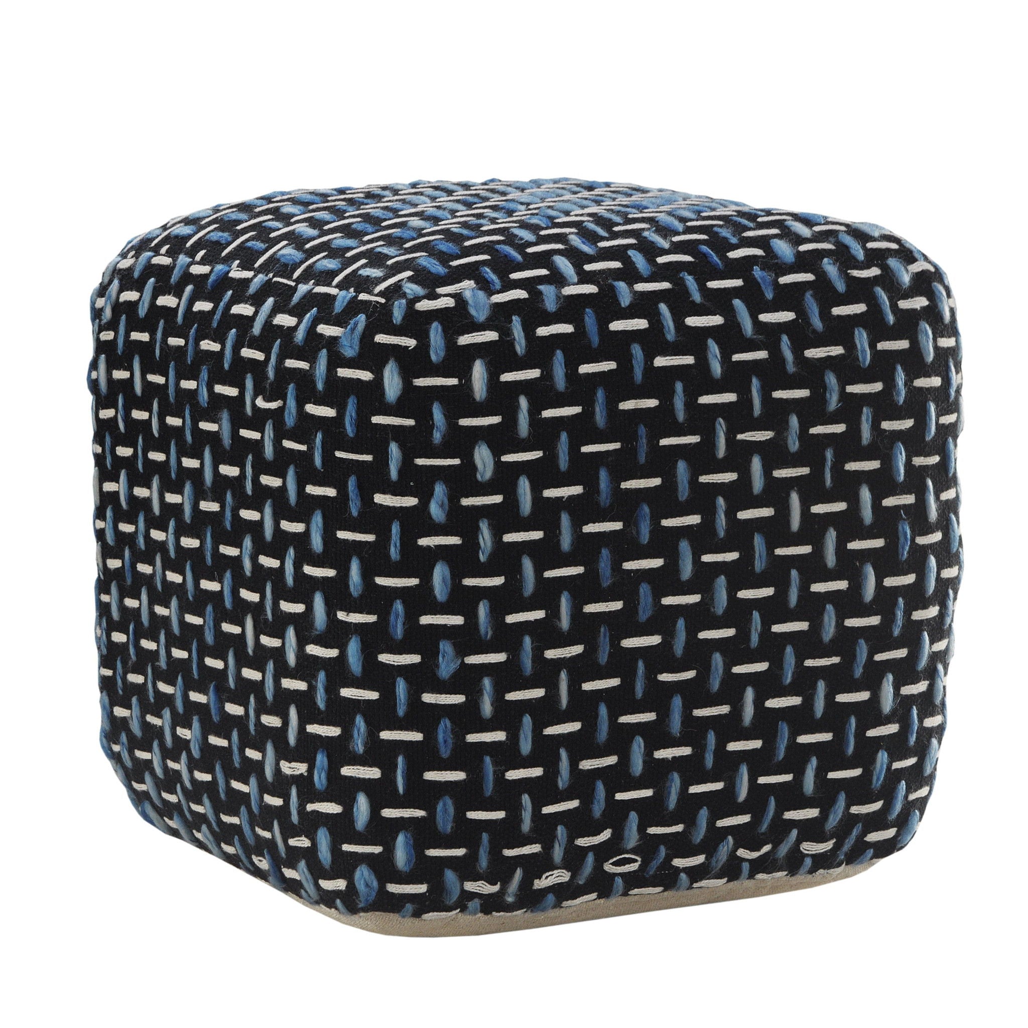 Polyester Ottoman - Black