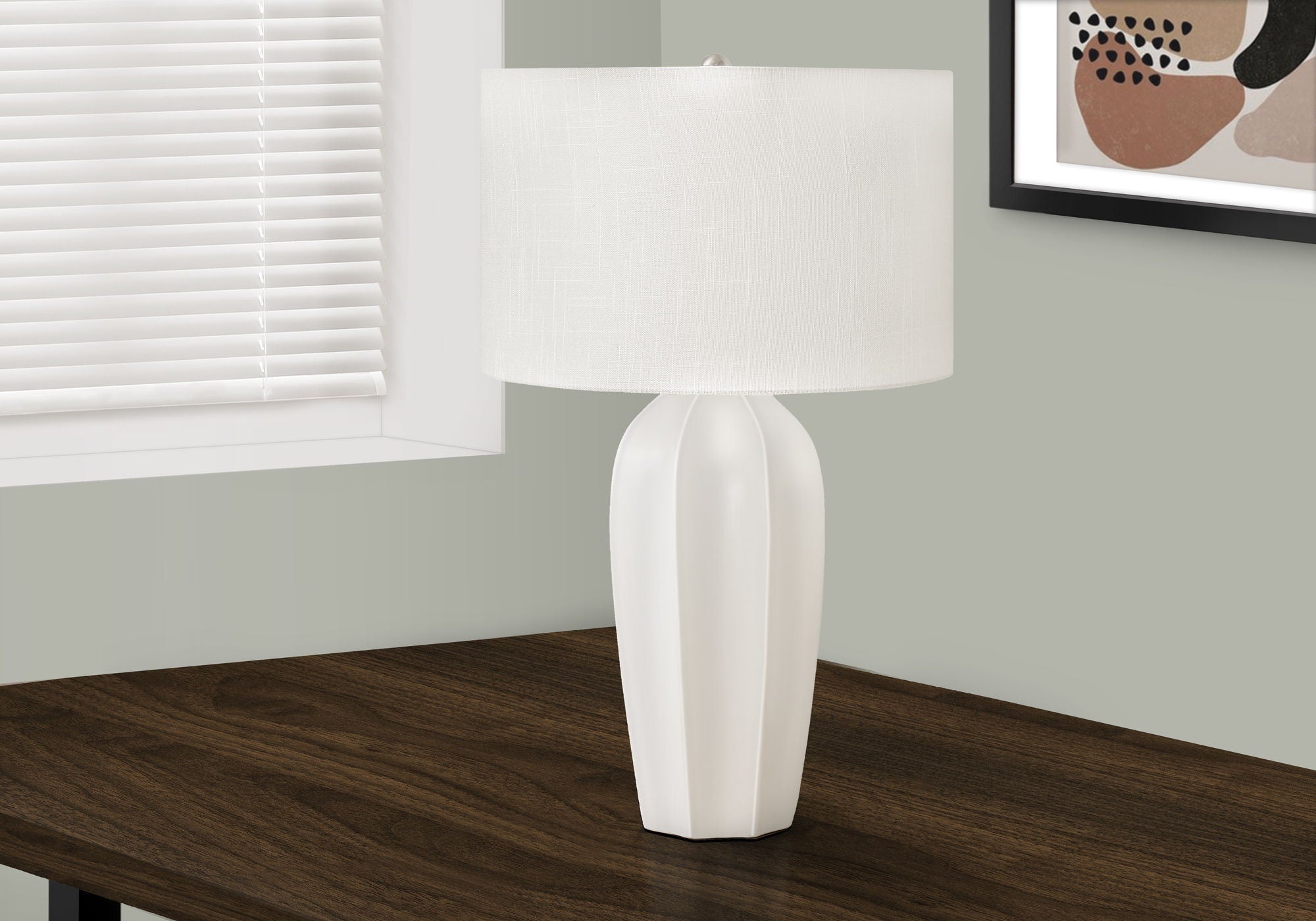 Modern Lighting, Table Lamp - Cream