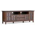 Artisan - TV Media Stand - Russet Brown by Simpli-Home | Bel Furniture