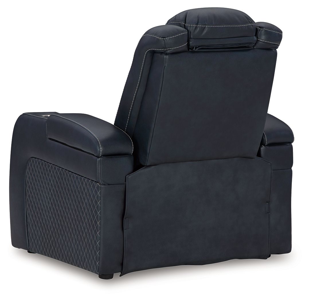 Fyne-dyme - Power Recliner/Adj Headrest by Signature | BEL Furniture