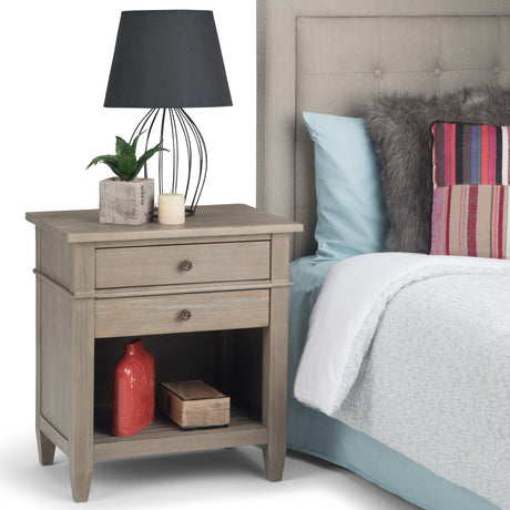 Carlton - Bedside Table, Handcrafted by Simpli-Home | Bel Furniture