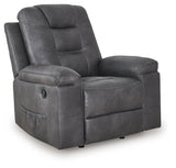Stockworth - Granite - Rocker Recliner by Signature Design by Ashley® | Bel Furniture