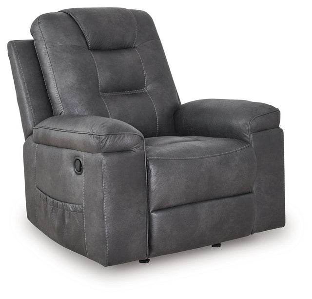 Stockworth - Granite - Rocker Recliner by Signature Design by Ashley® | Bel Furniture