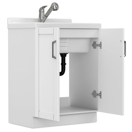 Kyle - Laundry Cabinet & Faucet And Stainless Steel Sink - view 22