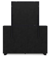 Londer - Black - Dresser And Mirror by Millennium® by Ashley | Bel Furniture