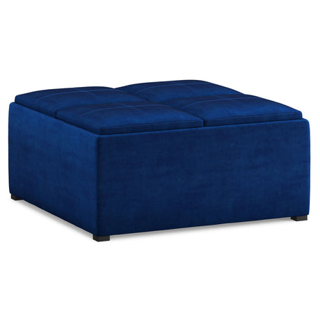 Avalon - Square Coffee Table, Storage Ottoman - view 7