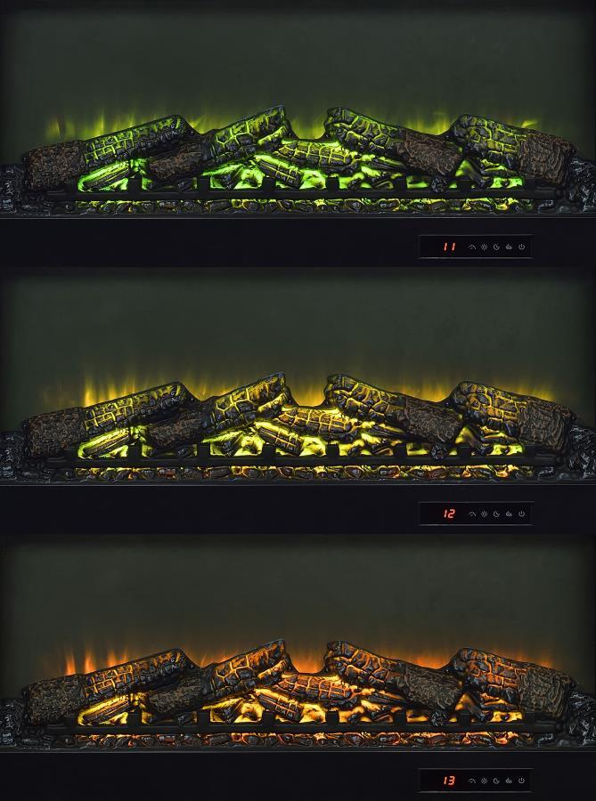 Fuller - 60" 2-Door TV Stand Fireplace Media Console - Mango