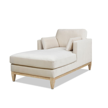 Knox - Modern Farmhouse Chaise Lounge Chair by Jennifer Taylor Home | Bel Furniture