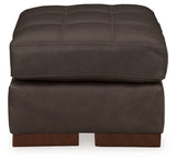 Luigi - Thunder - Ottoman by Signature Design by Ashley® | Bel Furniture